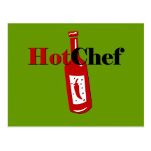 Cozinheiro chefe quente cartão postal
