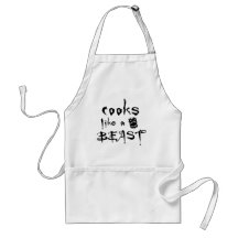 Cozinheiros como um animal aventais