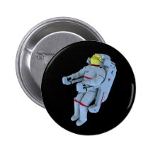 crachá do astronauta boton
