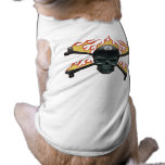 Crânio 8 do ardor roupas para cães