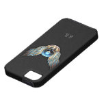 Crânio do cromo e de iPhone 5 das asas caso Capa iPhone 5 Case-Mate