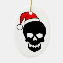 Crânio do Natal Ornamentos