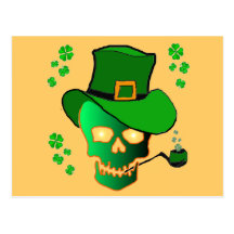 Crânio do St. Patricks Cartões Postais