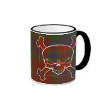 Crânio do Tartan de Fraser nenhuma caneca da bande