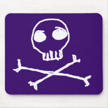 Crânio e Crossbones Mousepad
