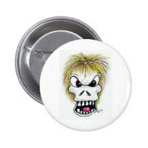 Crânio e fantasma do Dia das Bruxas Pins
