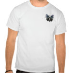 crânio na borboleta #13 tshirt