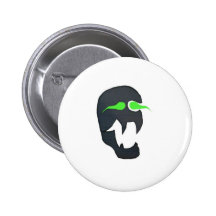 Crânio verde pins