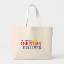 CRENTE CRISTÃO AUTÊNTICO BOLSAS PARA COMPRAS