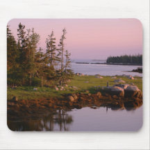 Crepúsculo litoral mouse pad