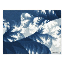 Crescimento 1 azul impressão de fotos