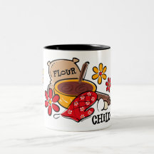 Criança da farinha caneca