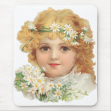 Criança do primavera mousepad