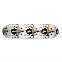 Crista da família da cerveja preta forte skate