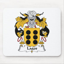 Crista da família de Lagos Mouse Pad