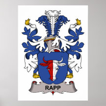 Crista da família de Rapp Poster