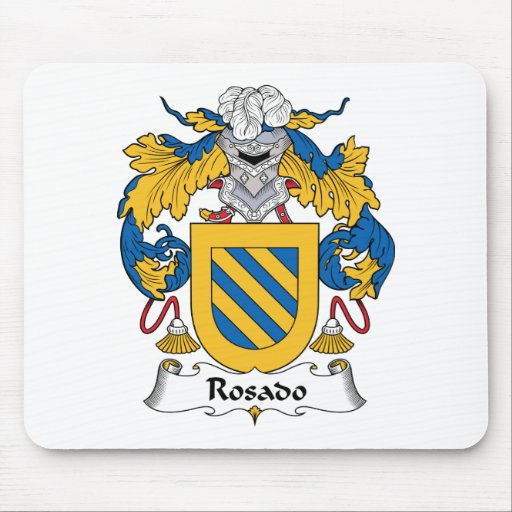Crista da família de Rosado Mouse Pad
