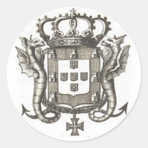 Crista portuguesa adesivos