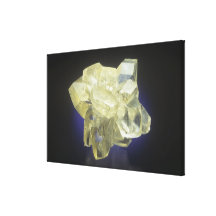 Cristais do selenito impressão de canvas envolvidas
