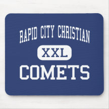 Cristão rápido da cidade - cometas - alto - cidade mouse pads