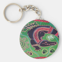 Crocodilo que sonha a corrente chave chaveiro