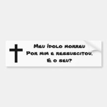 Cross, Meu ídolo morreu Por mim e ressuscitou.E... Adesivos