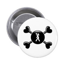 Crossbones que Backpacking Boton