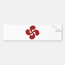 Cruz Basca Vermelho Lauburu Adesivo