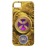 CRUZ DA CONSAGRAÇÃO E SELO DOS CAVALEIROS TEMPLAR CAPA DE iPhone 5 Case-Mate