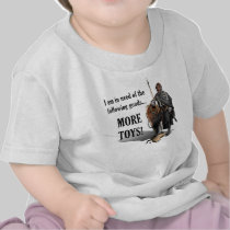 Cruzado da fortaleza - mais brinquedos - bebê t - shirts