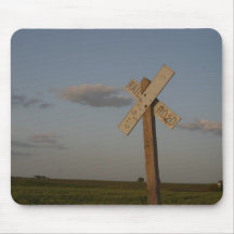 cruzamento de estrada de ferro mousepad