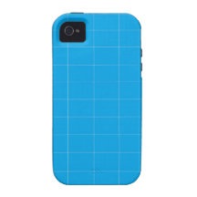 cuadros azules vibe iPhone 4 carcasa