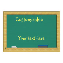 Cumprimento verde do quadro - customizável convite