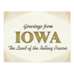Cumprimentos de Iowa Cartao Postal