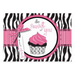 Cupcake chique Notecard do boutique TY Cartão De Visita