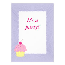 Cupcake Convite Personalizado