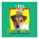 Cupcake do convite - Jack Russell