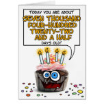 Cupcake do feliz aniversario - 20 anos velho cartoes
