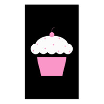 cupcake do oddRex Cartão De Visita