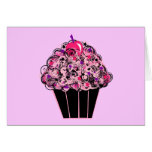 Cupcake lunático cartao