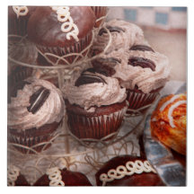 - Cupcake - montanha doce do cupcake Azulejos