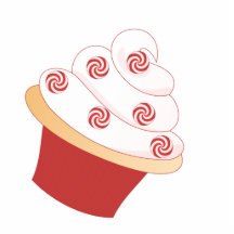 Cupcake Oranment No.1 do Natal Esculturafotos