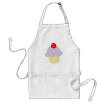 Cupcake roxo aventais