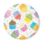 Cupcakes coloridos imans