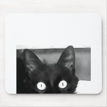 Curiosidade do gato mousepad