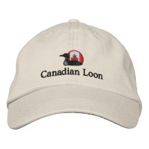 Customizável engraçado do mergulhão-do-norte canad bones bordados
