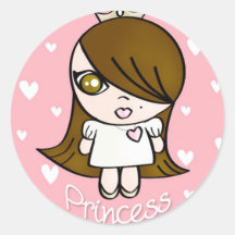 Cute Princess Adesivo