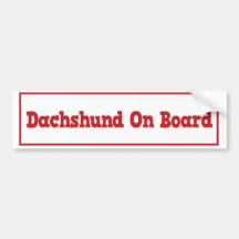 Dachshund a bordo do autocolante no vidro traseiro adesivo