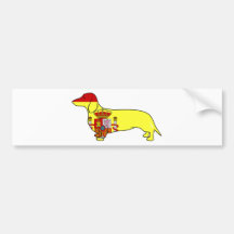 Dachshund da espanha adesivo