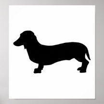 Dachshund do cão impressão